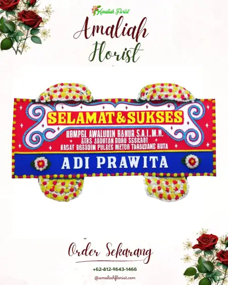 Papan Bunga Ucapan Selamat Jagoi Babang