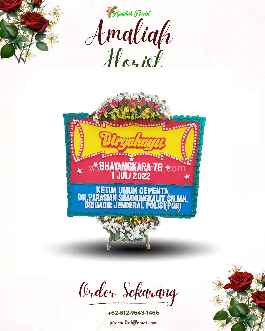 Papan Bunga HUT Ulang Tahun Jagoi Babang